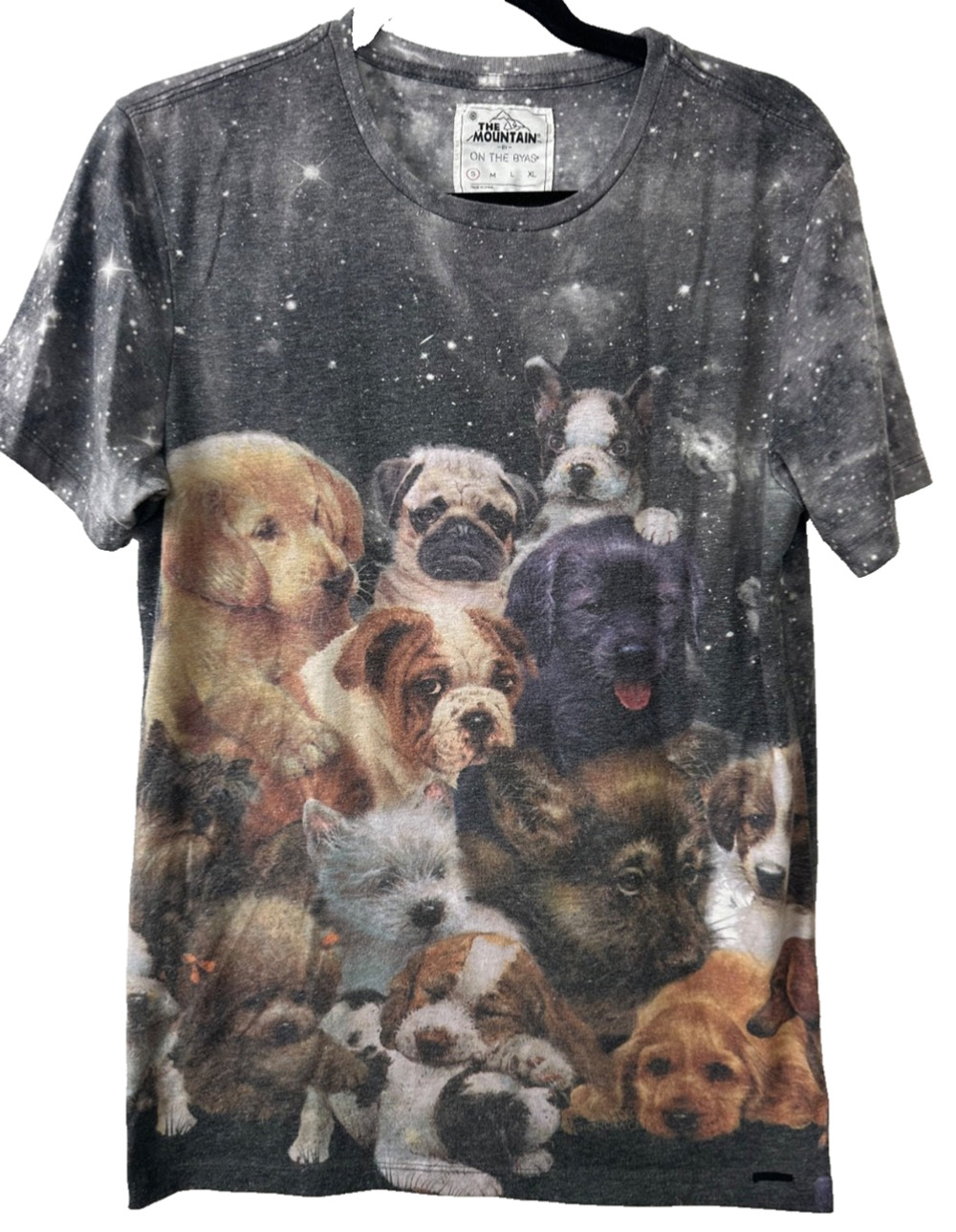 Vintage The Mountain dogs Shirt size S On the Byas Short Sleeve Retro C27